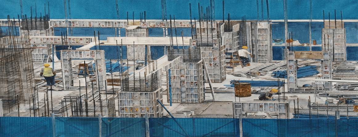 2023级学生张颖作品 《构建明天》 2023级学生张颖作品 《构建明天》